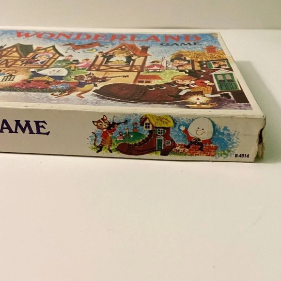 Rare Vintage 1969 Wonderland Nursery  Rhyme Characters Board Game Never Played - Picture 3 of 11